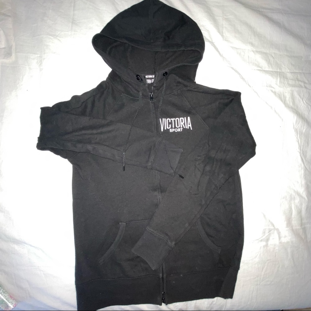 black zip up